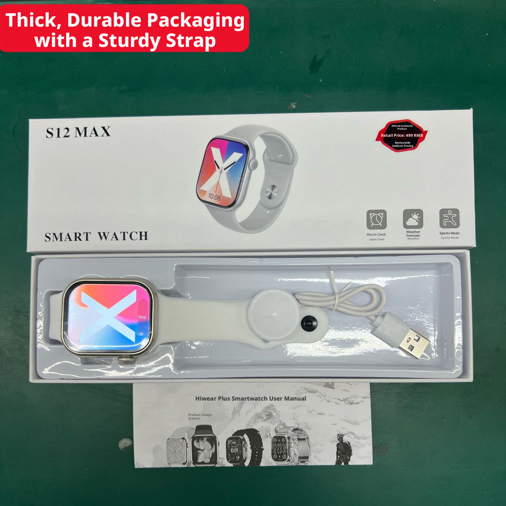 S10 Smartwatch with Sports Tracking, Step Counting, Calling, Heart Rate Monitoring, Payment, Bluetooth