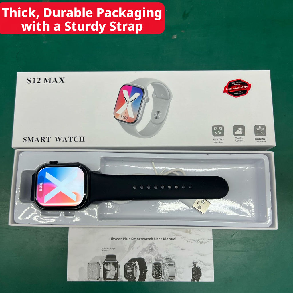 S10 Smartwatch with Sports Tracking, Step Counting, Calling, Heart Rate Monitoring, Payment, Bluetooth