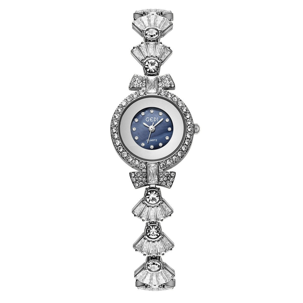 Women's luxury diamond - encrusted bow bracelet, high - end, exquisite, fashionable, simple, elegant, versatile quartz watch. - zane's shop