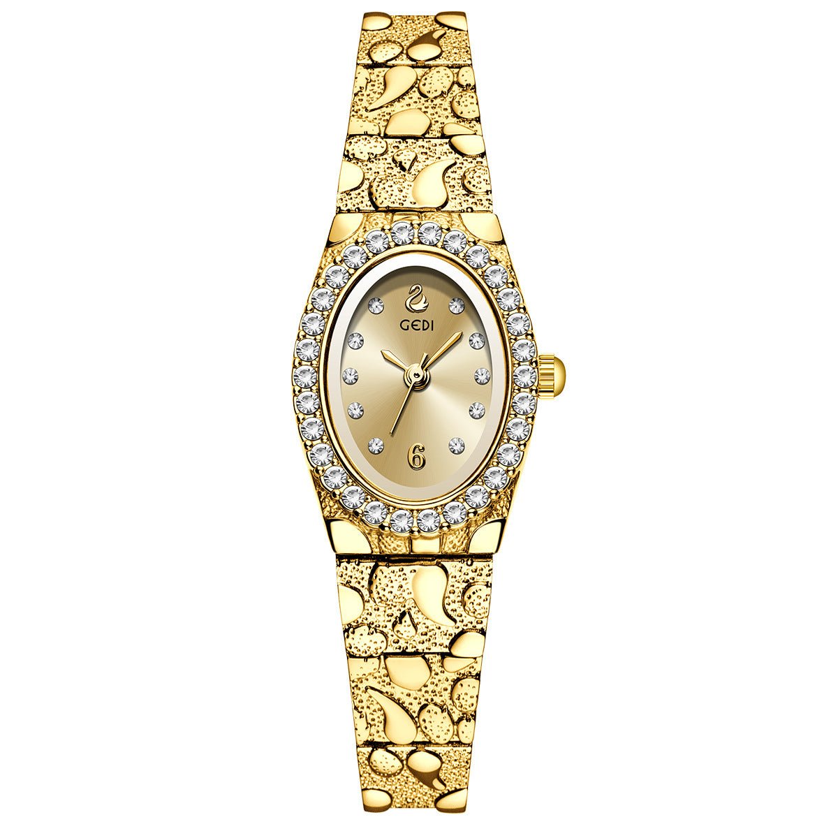 Women's understated luxury diamond - encrusted dial, niche, exquisite, fashionable, and sophisticated quartz watch. - zane's shop