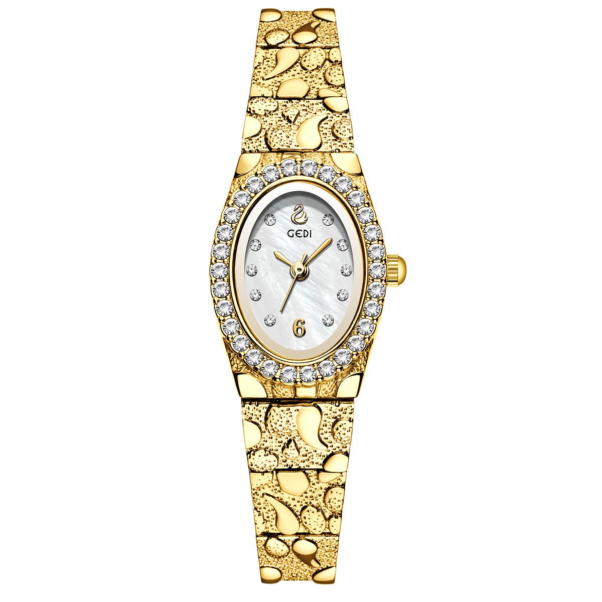 Women's understated luxury diamond - encrusted dial, niche, exquisite, fashionable, and sophisticated quartz watch. - zane's shop