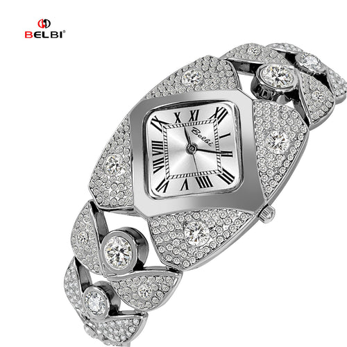 Women's Watch, Light Luxury Niche Wristwatch, Cross - Border Hot - Selling, Waterproof Full - Diamond Quartz Watch - zane's shop